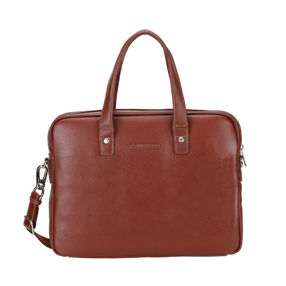 Dorian leather briefcase