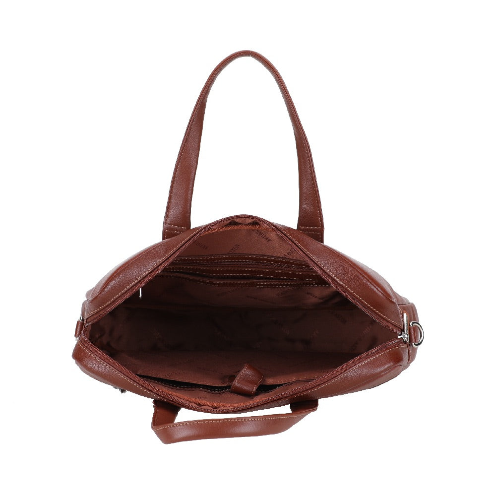 Dorian leather briefcase