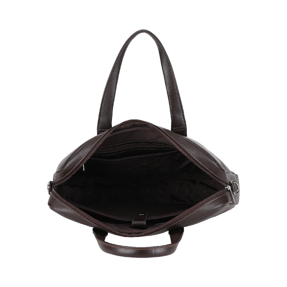 Dorian leather briefcase