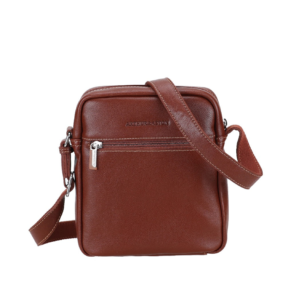 Dorian large leather crossbody bag