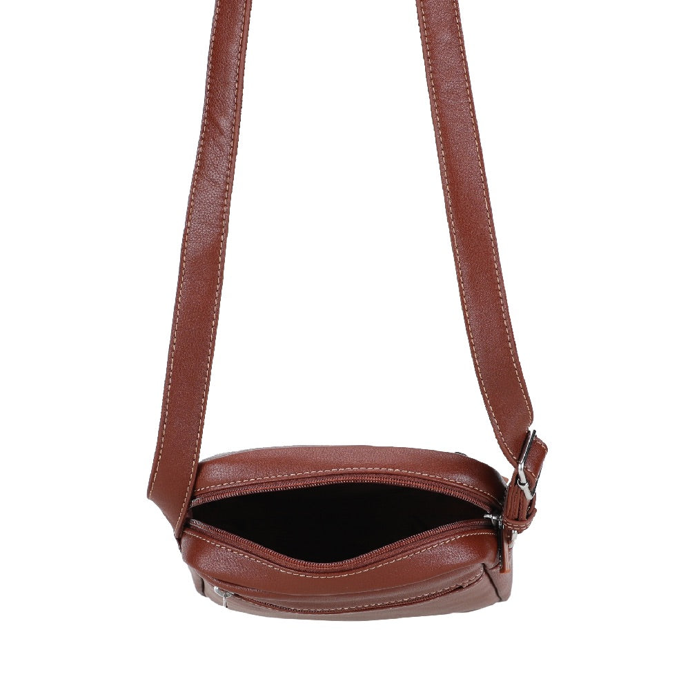Dorian large leather crossbody bag