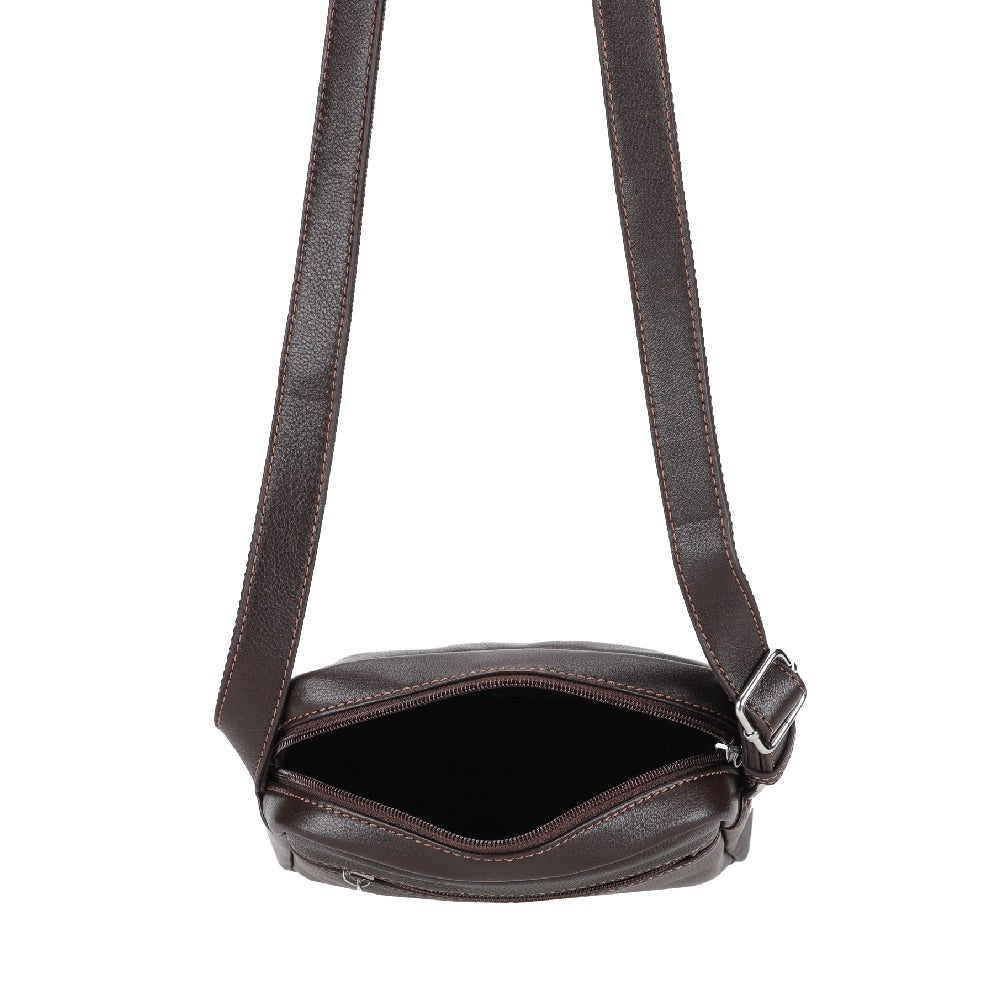 Dorian large leather crossbody bag