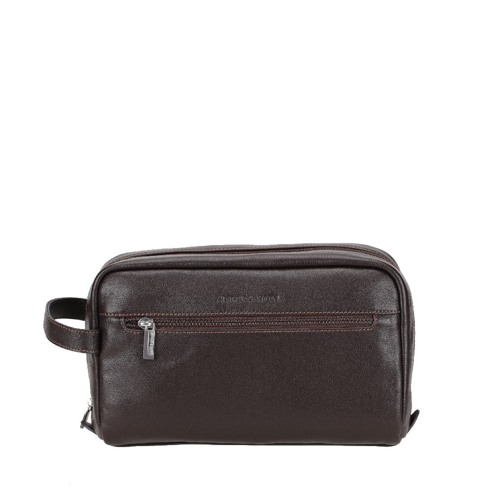 Dorian leather toiletry bag
