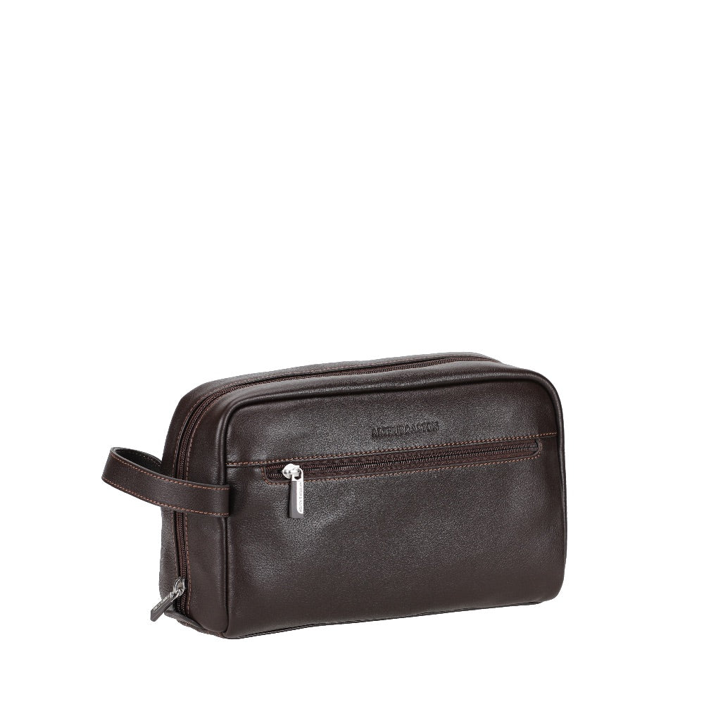 Dorian leather toiletry bag