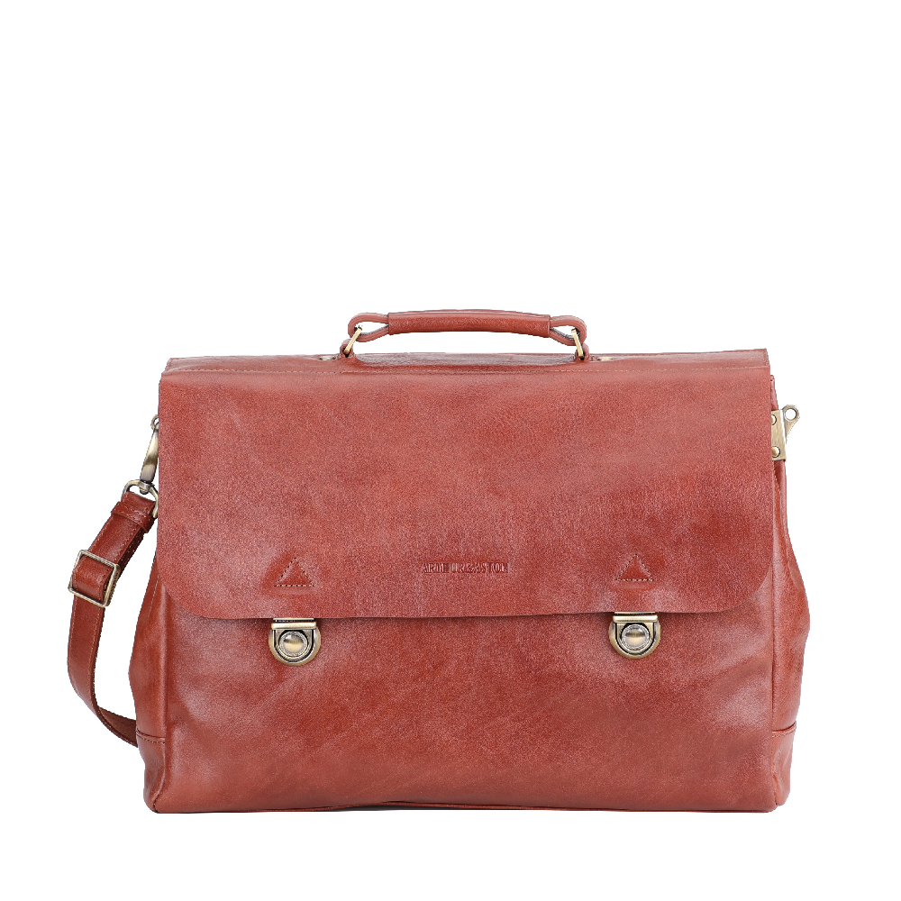 Serviette Sergio cuir vachette végétal