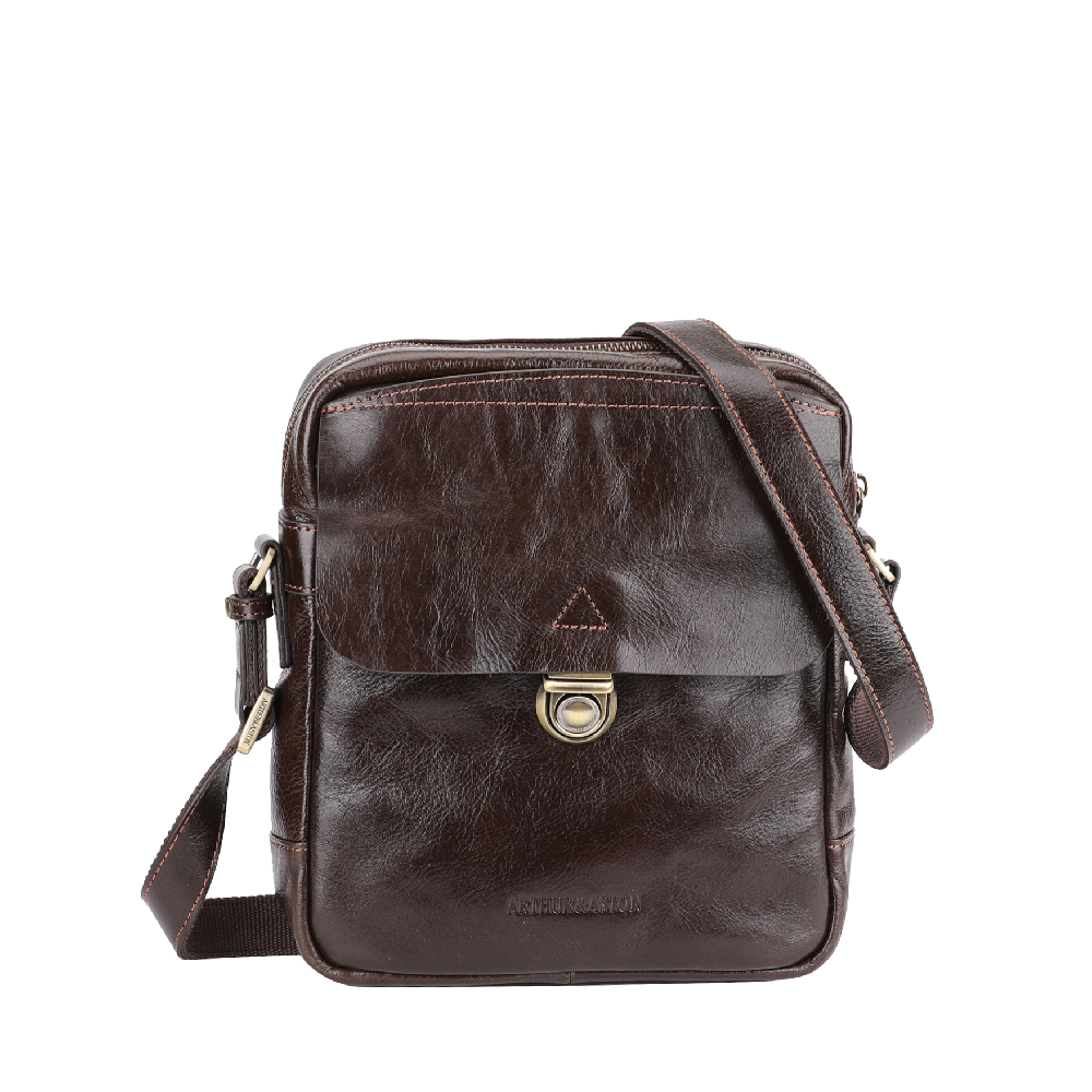 Sac travers Sergio cuir vachette végétal
