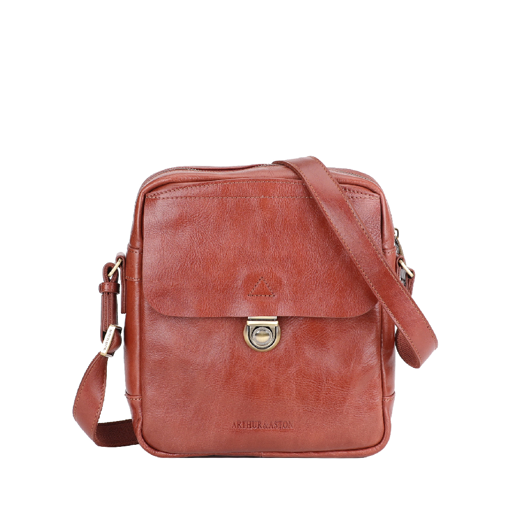 Sac travers Sergio cuir vachette végétal