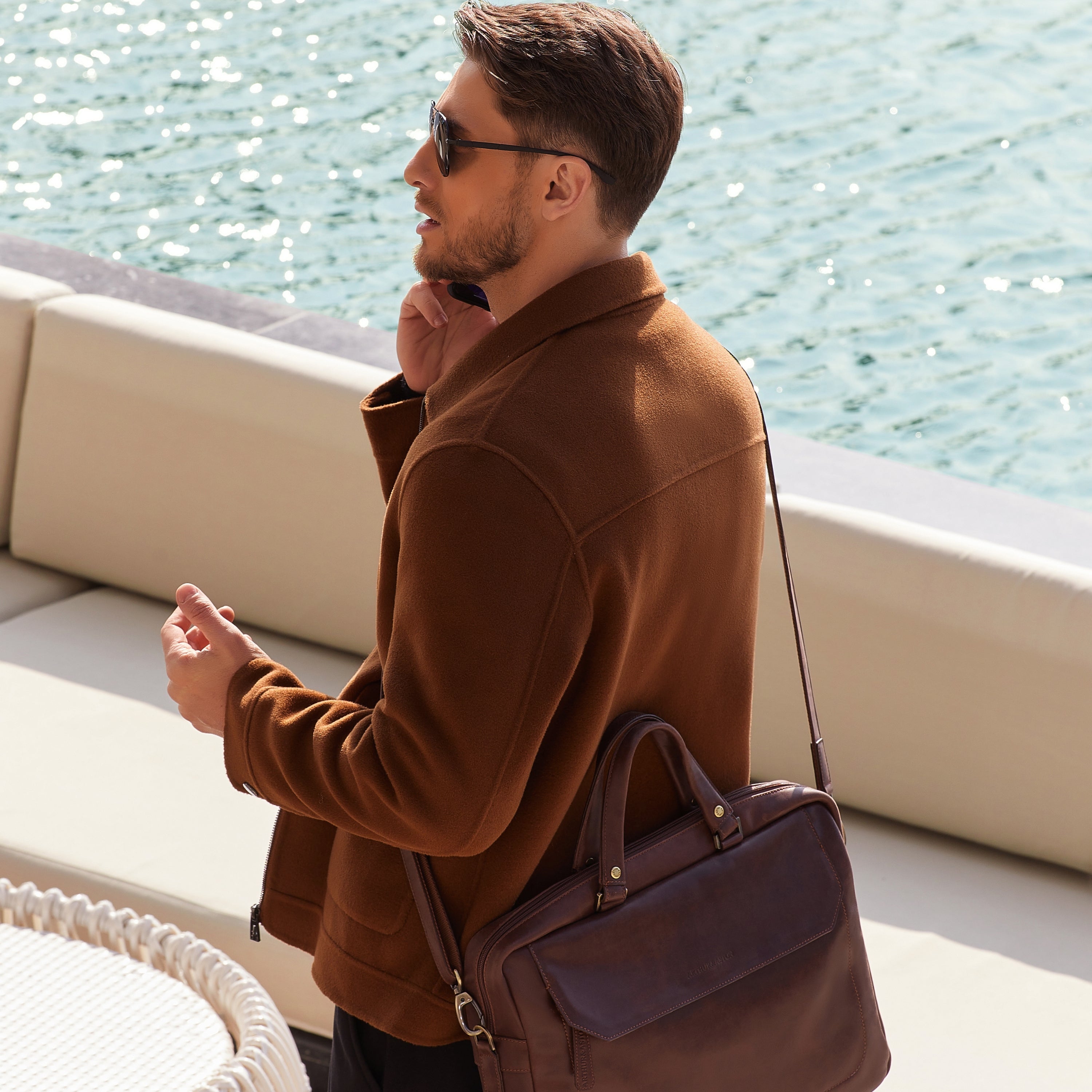 Martin Leather Briefcase