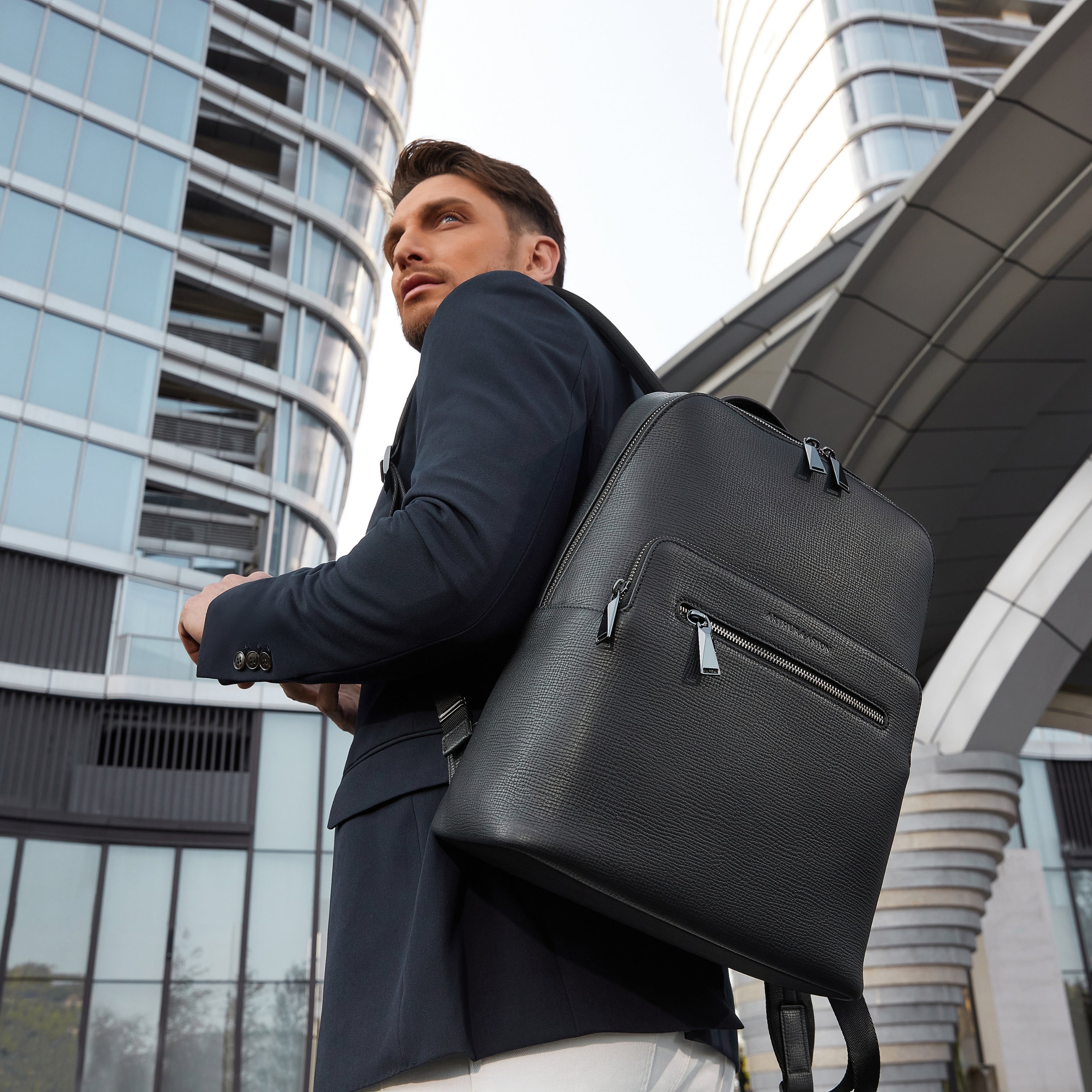 Lewis Leather Backpack 