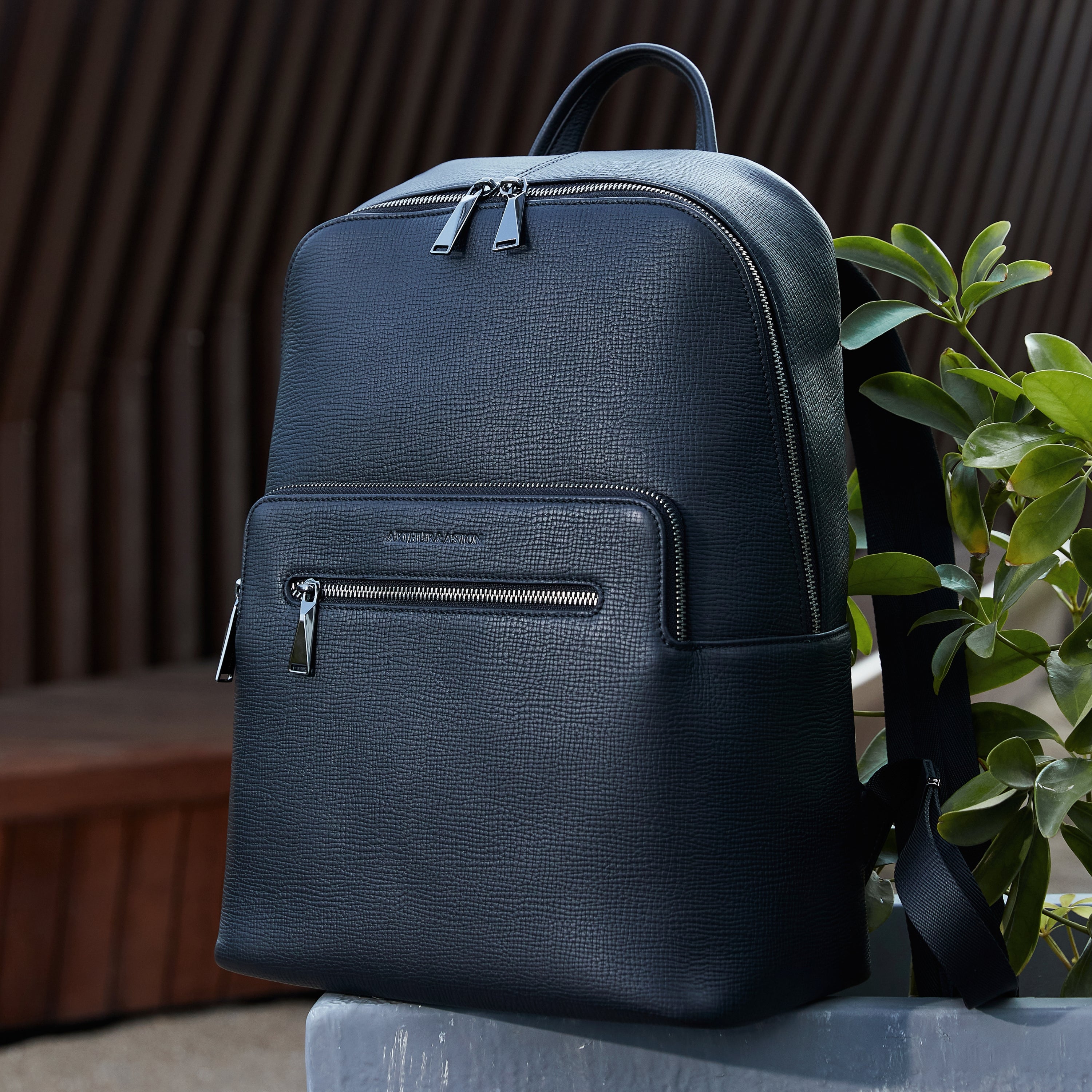Lewis Leather Backpack 