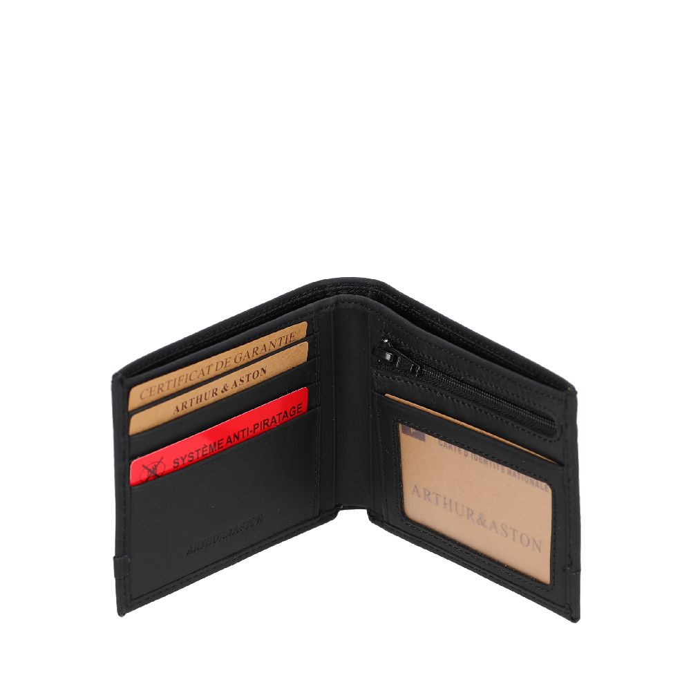 Italian Leather Wallet Nero