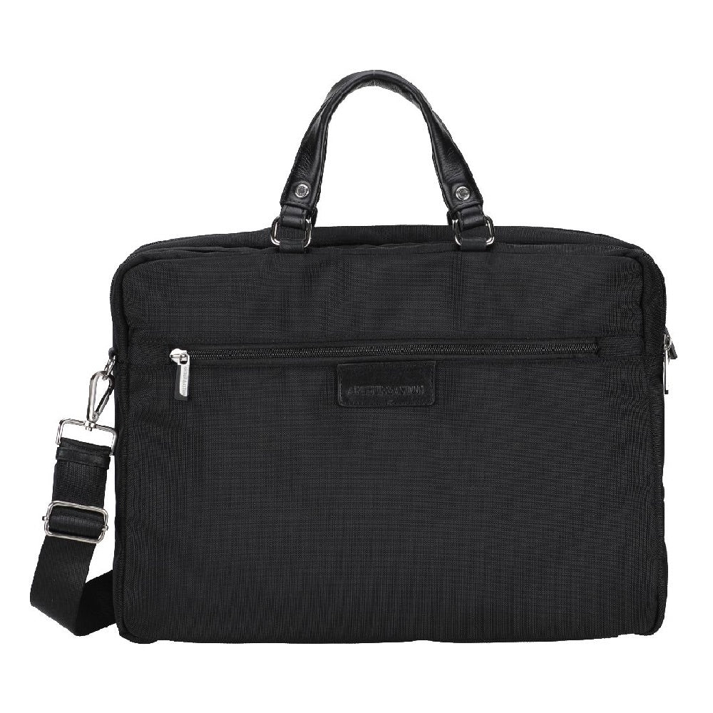 Large Teddy canvas briefcase