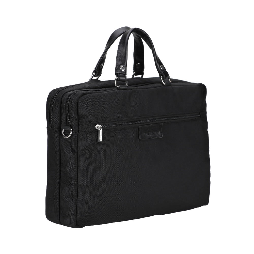 Large Teddy canvas briefcase