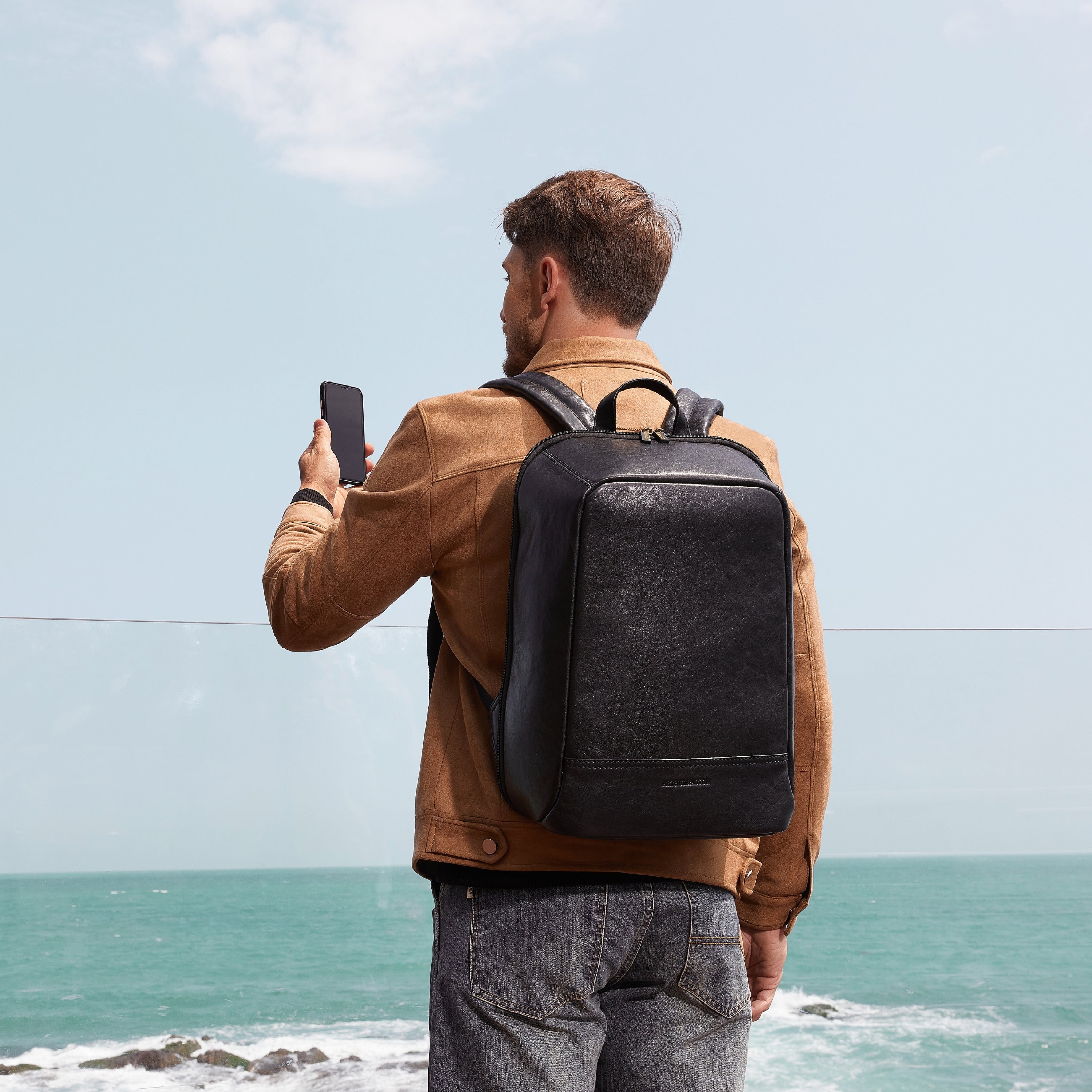 Dakota Leather Computer Backpack