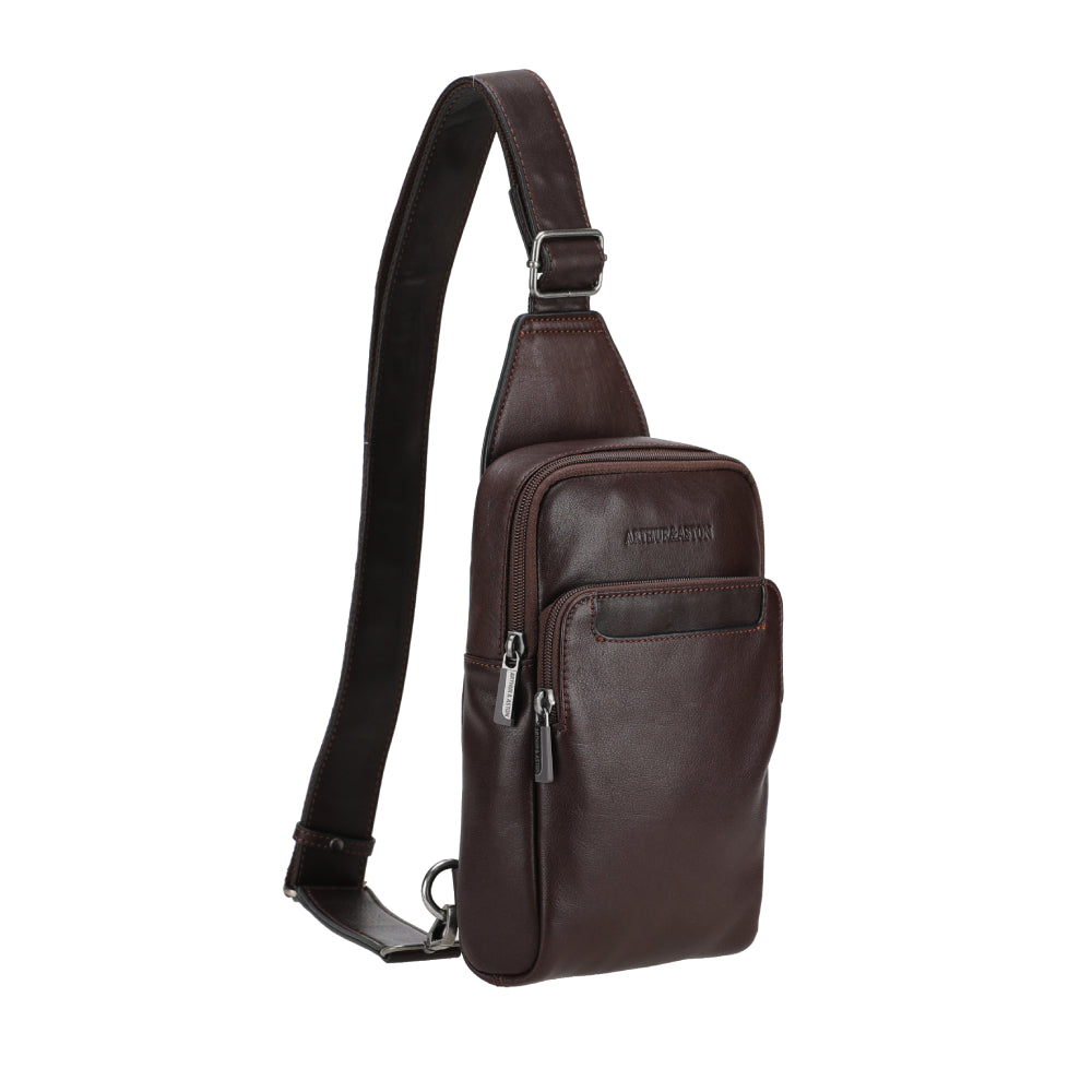Leather body bag Leon 2428-10