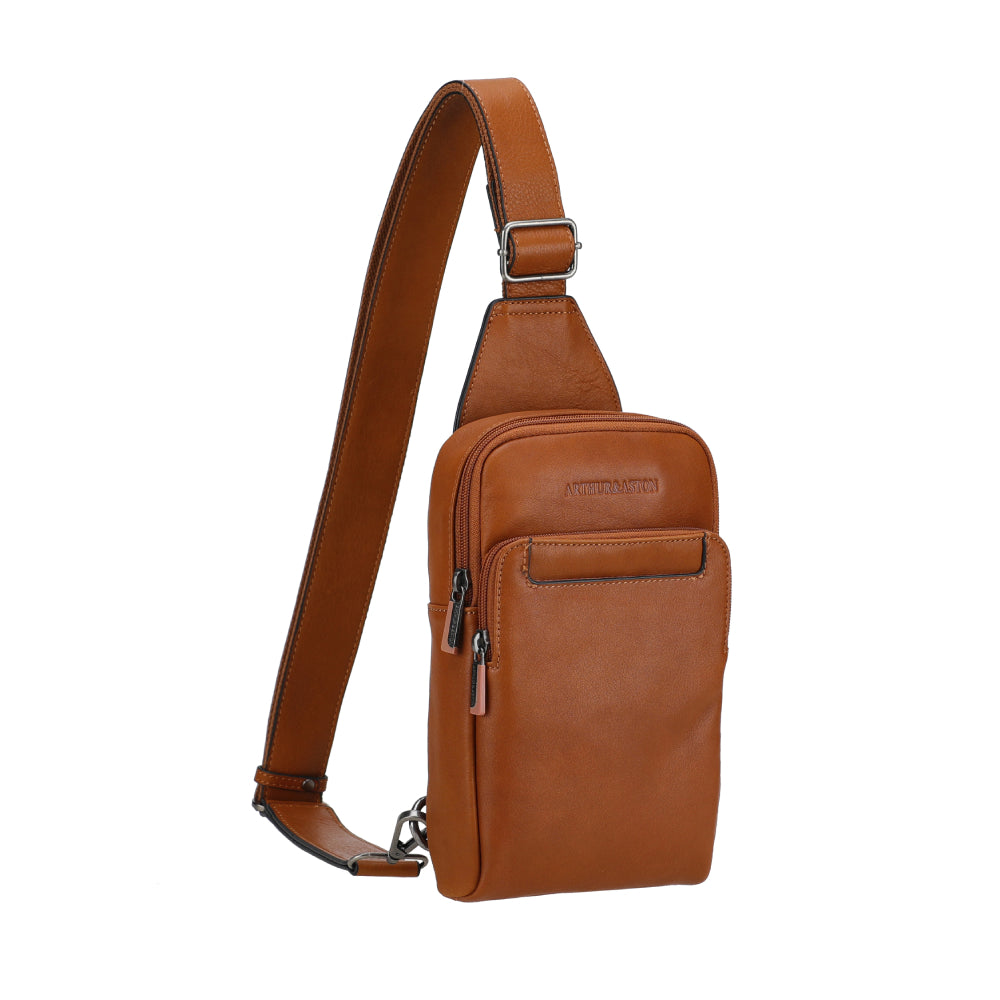 Leather body bag Leon 2428-10