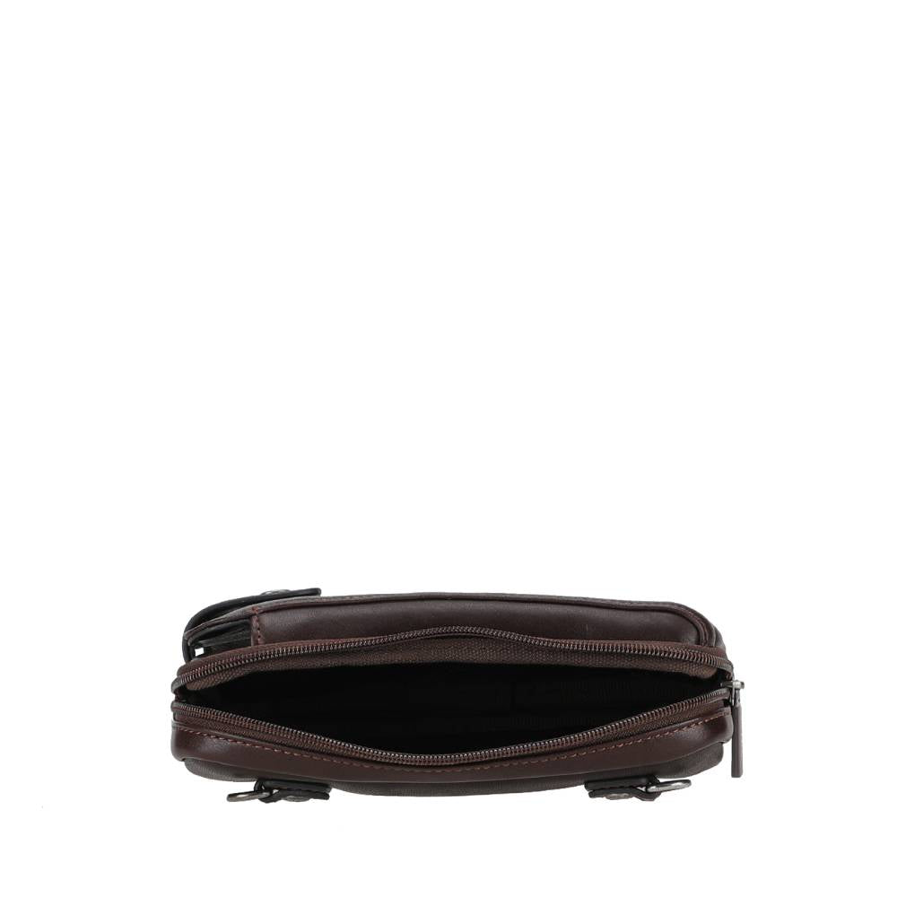 Léon leather belt pouch
