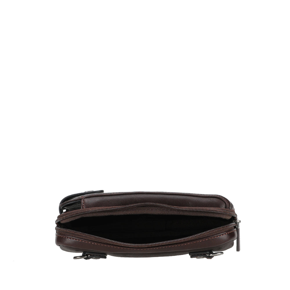Léon leather belt pouch