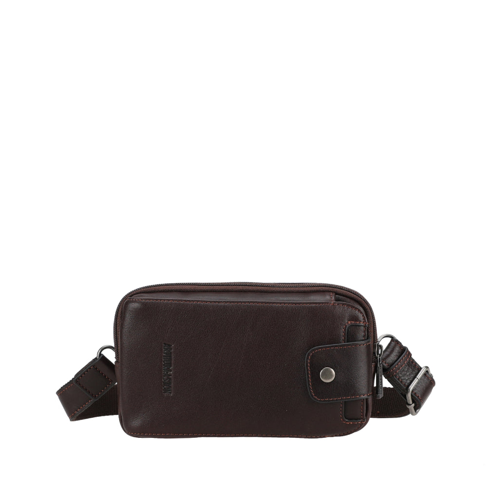 Léon leather belt pouch