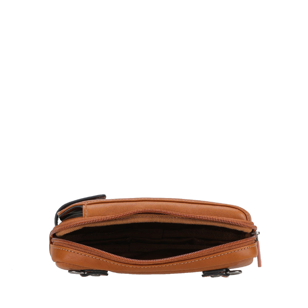 Léon leather belt pouch