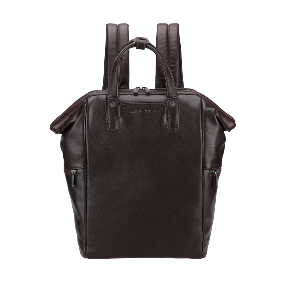 アユトン様 Large leather backpack Léon 2428-14