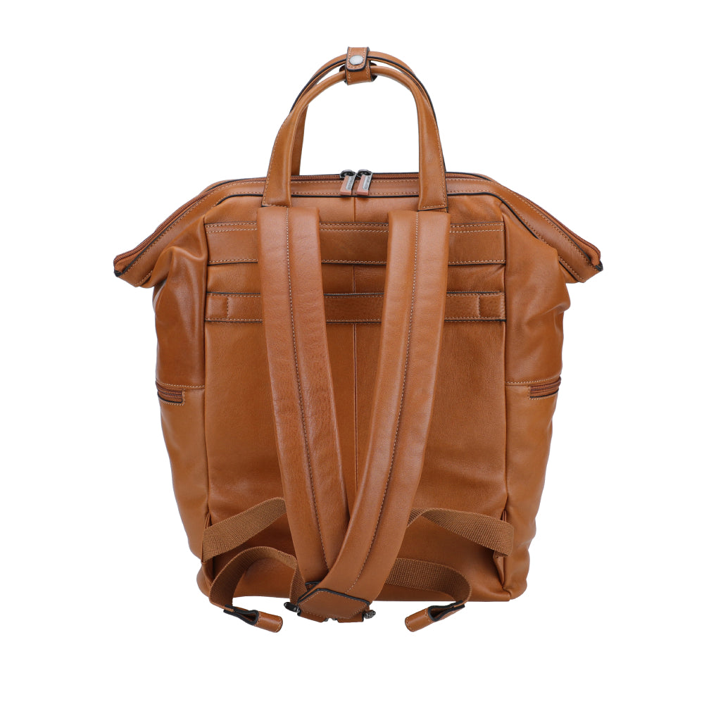 Large leather backpack Léon 2428-14