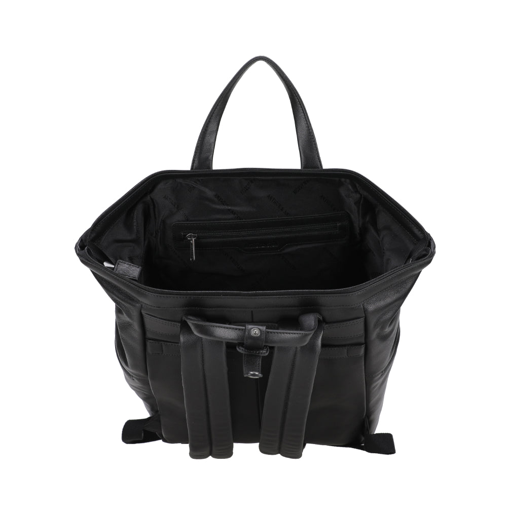 Large leather backpack Léon 2428-14