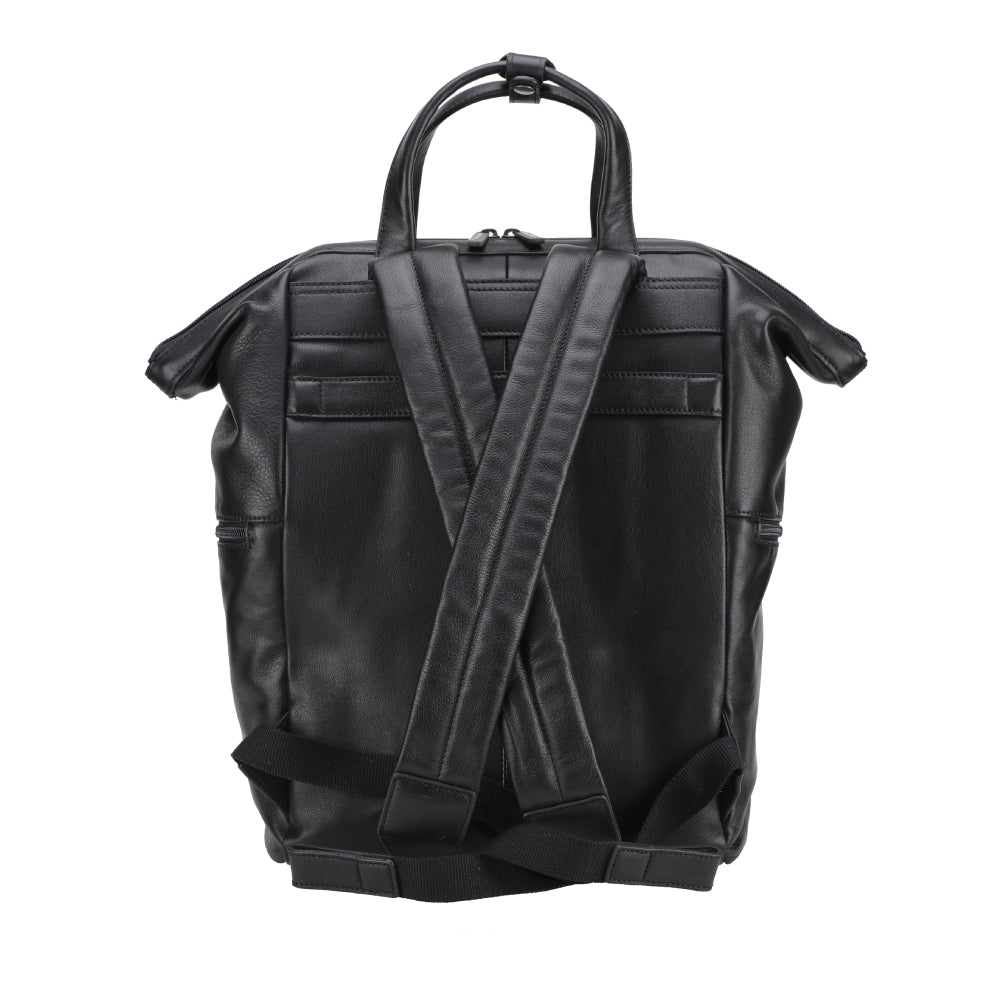 Large leather backpack Léon 2428-14 Large leather backpack Léon 2428-14