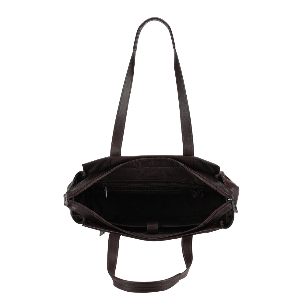 Sac porté-épaule L Léon Cuir