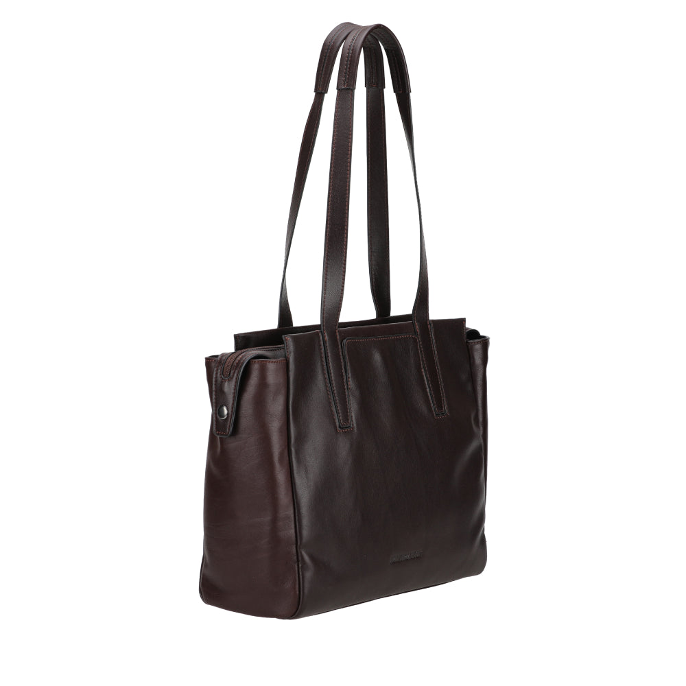 Sac porté-épaule L Léon Cuir