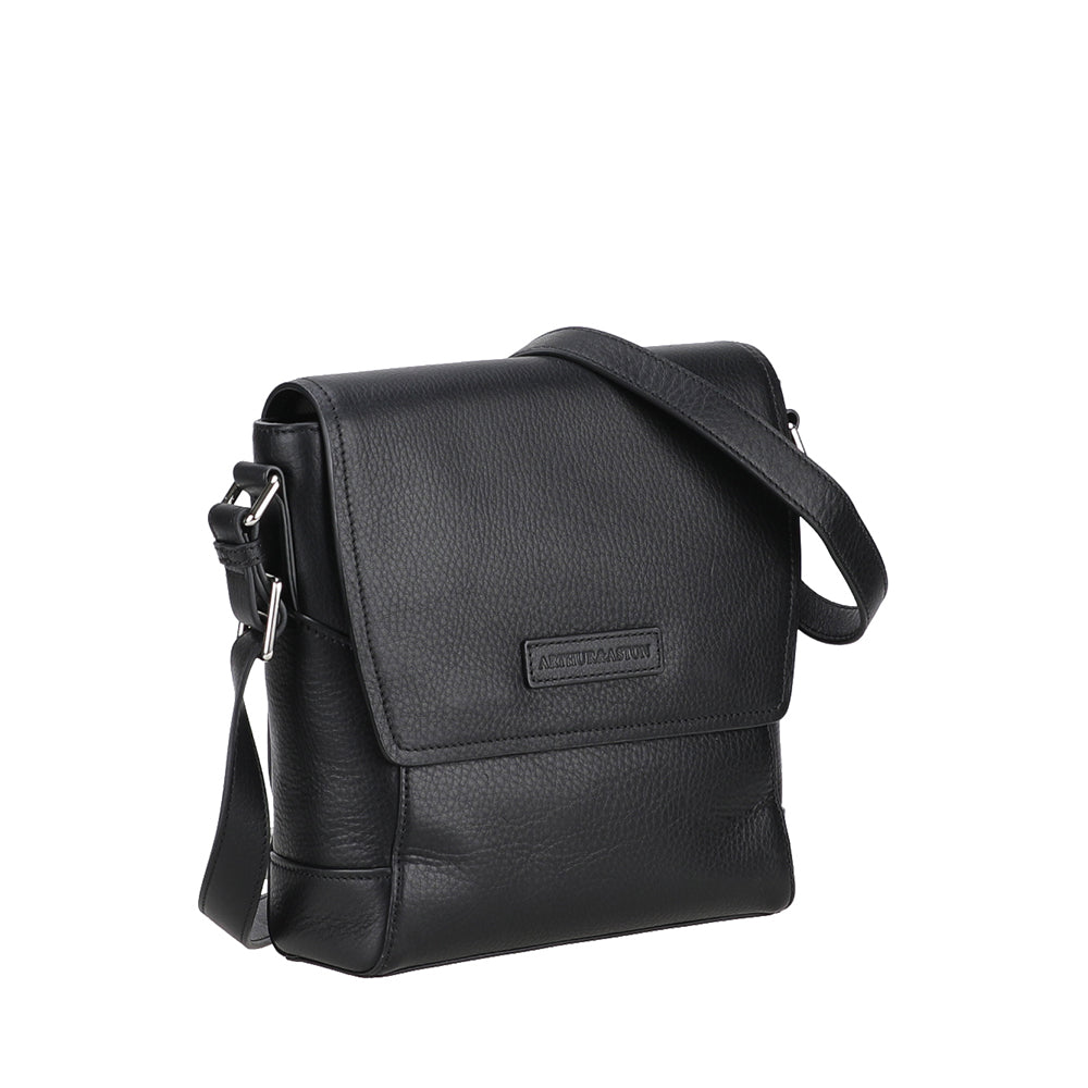 Sac travers à rabat en cuir José