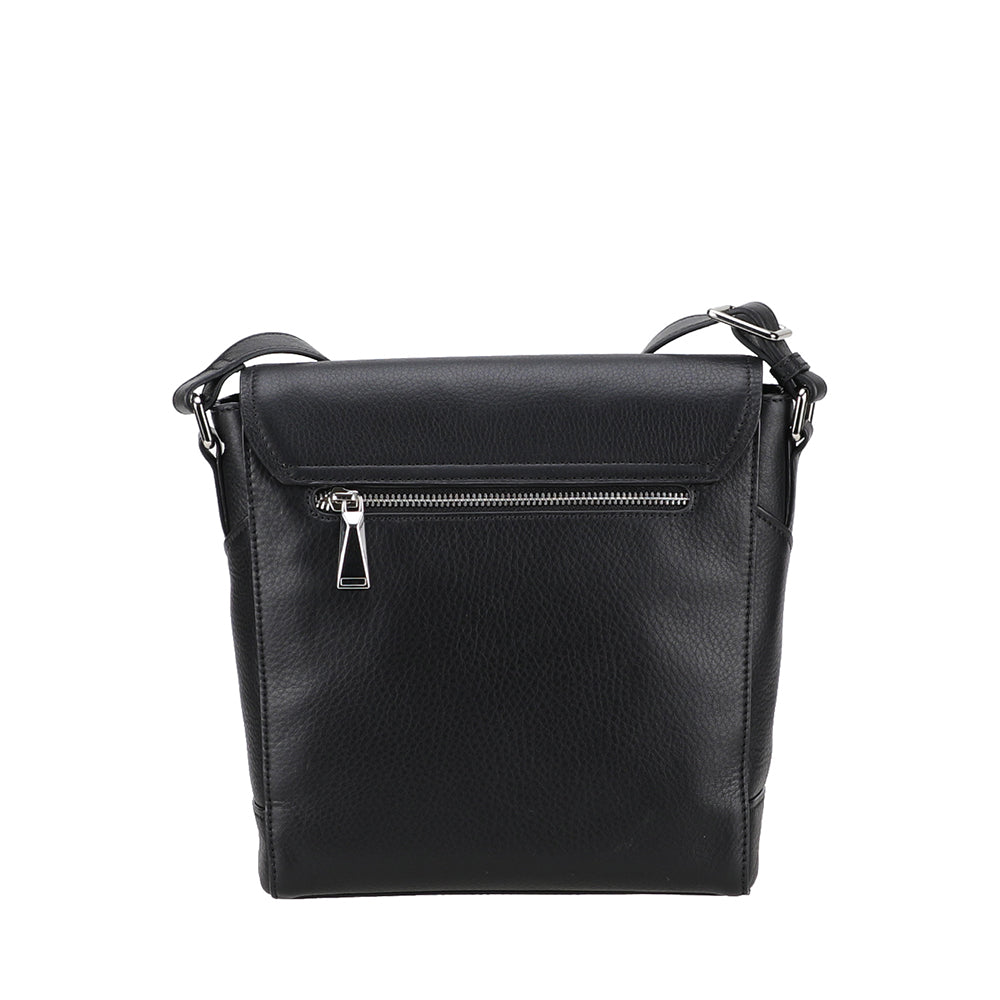 Sac travers à rabat en cuir José