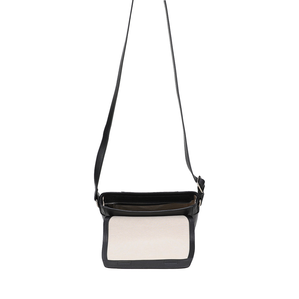 Sac travers à rabat en cuir José