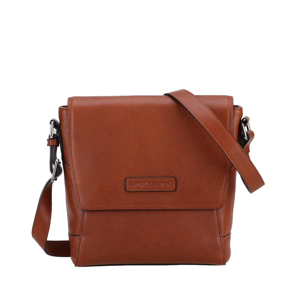 Sac travers à rabat en cuir José