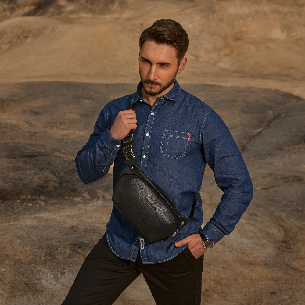 Thomas Leather Fanny Pack 