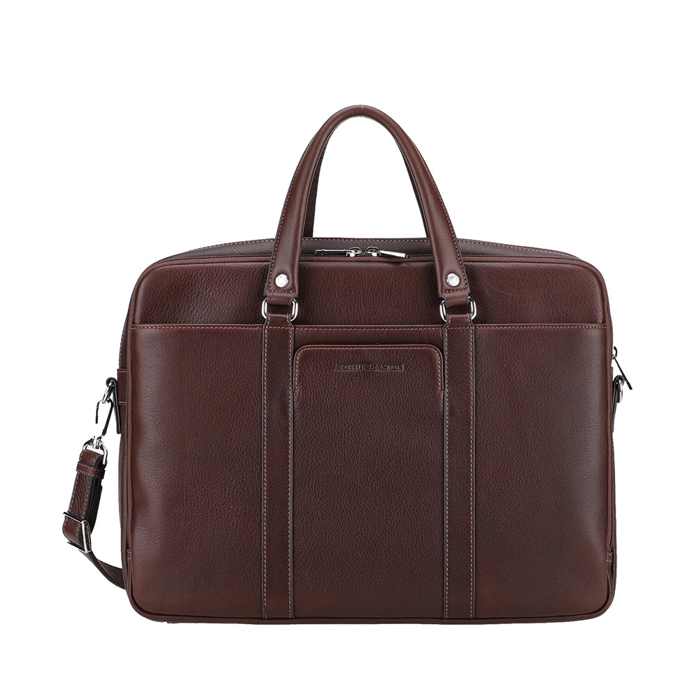 Large Angel leather document holder – double compartment and