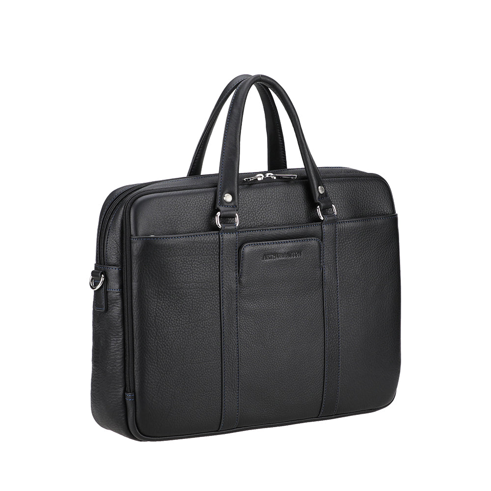 Double Compartment Document Holder Angel Leather