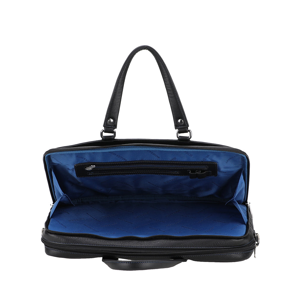 Double Compartment Document Holder Angel Leather