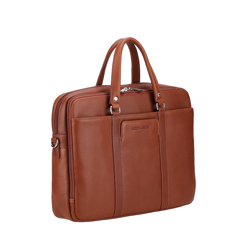 Large Angel leather document holder – double compartment and