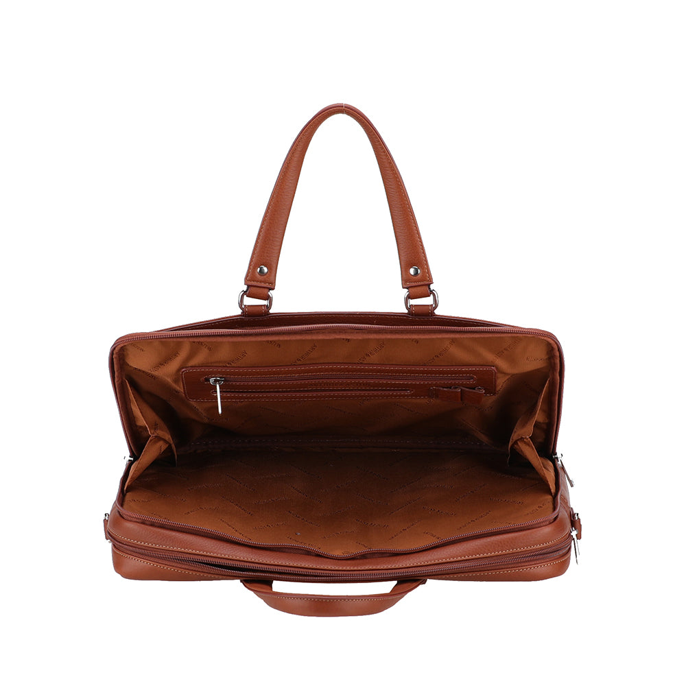 Double Compartment Document Holder Angel Leather