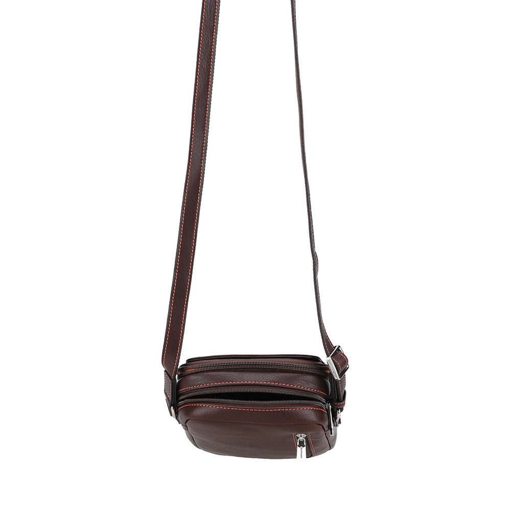 Moyen Sac Travers Ange Cuir