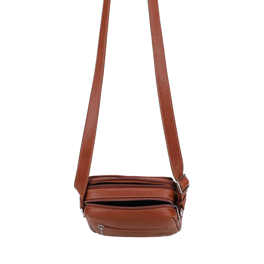 Grand Sac Travers Ange Cuir