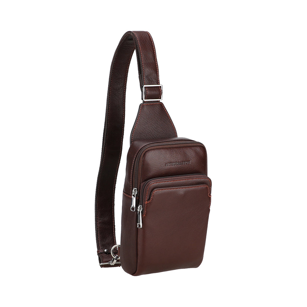 Grand body bag Ange Cuir