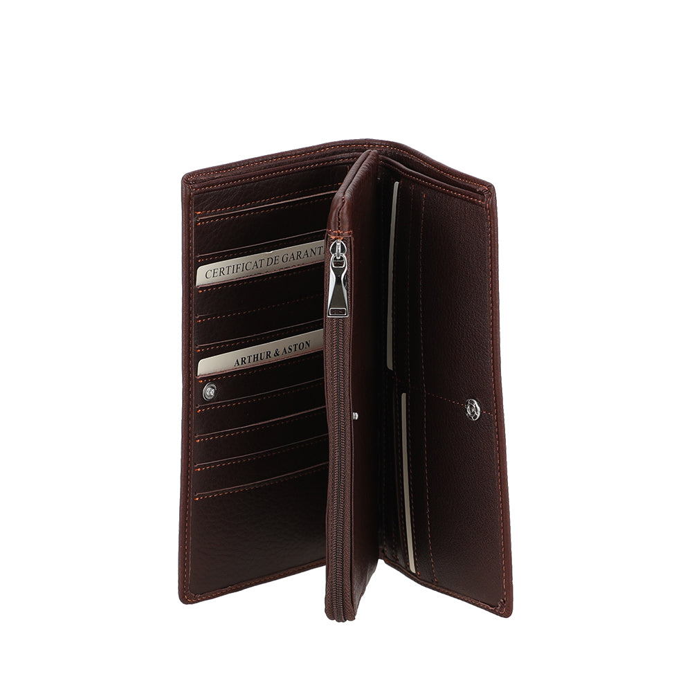 Portefeuille cuir grand modèle Ange