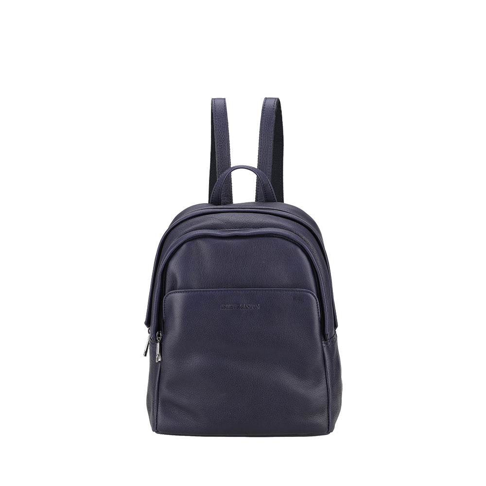 ben sherman faux leather backpack Small unisex Ange leather backpack – compact and elegant