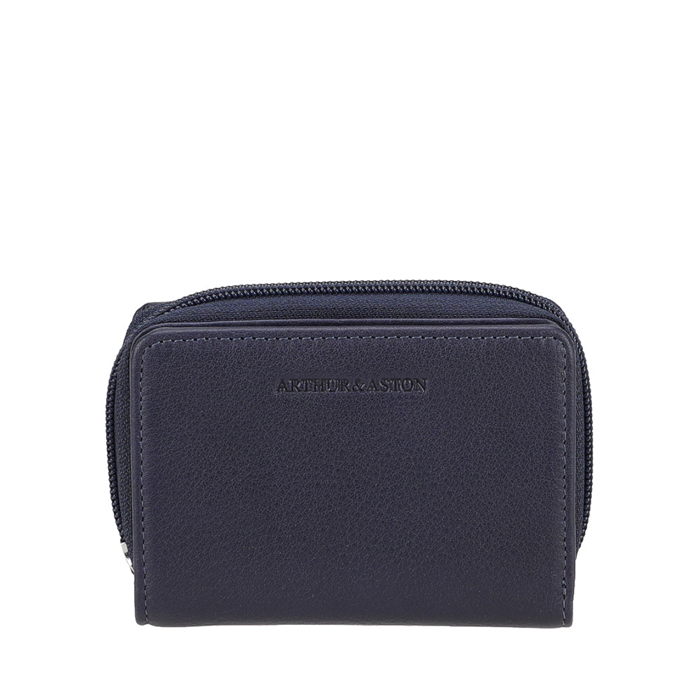 Porte-monnaie et cartes en cuir Ange