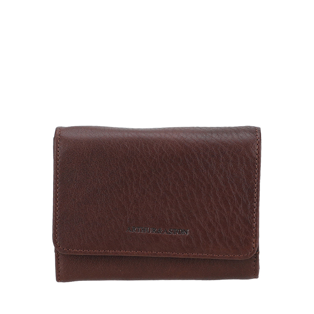 Porte-monnaie et cartes en cuir Ange