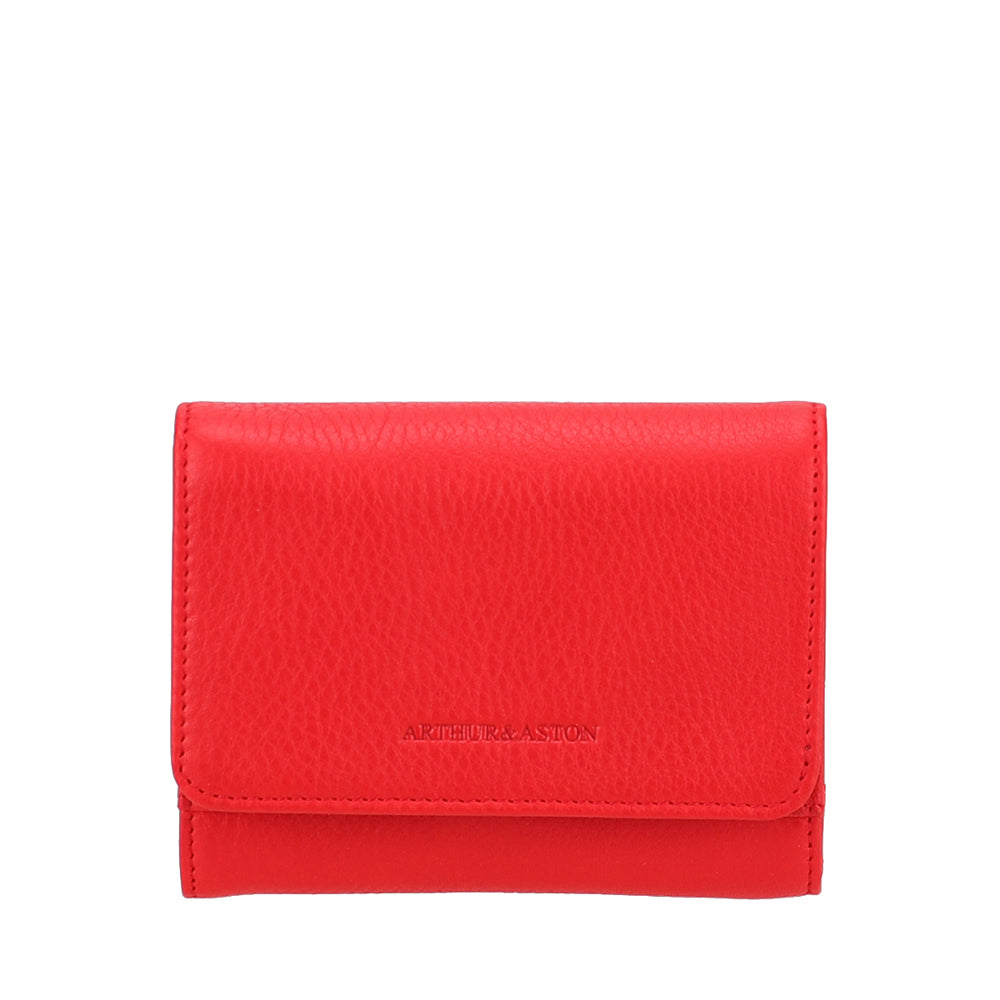 Porte-monnaie et cartes en cuir Ange