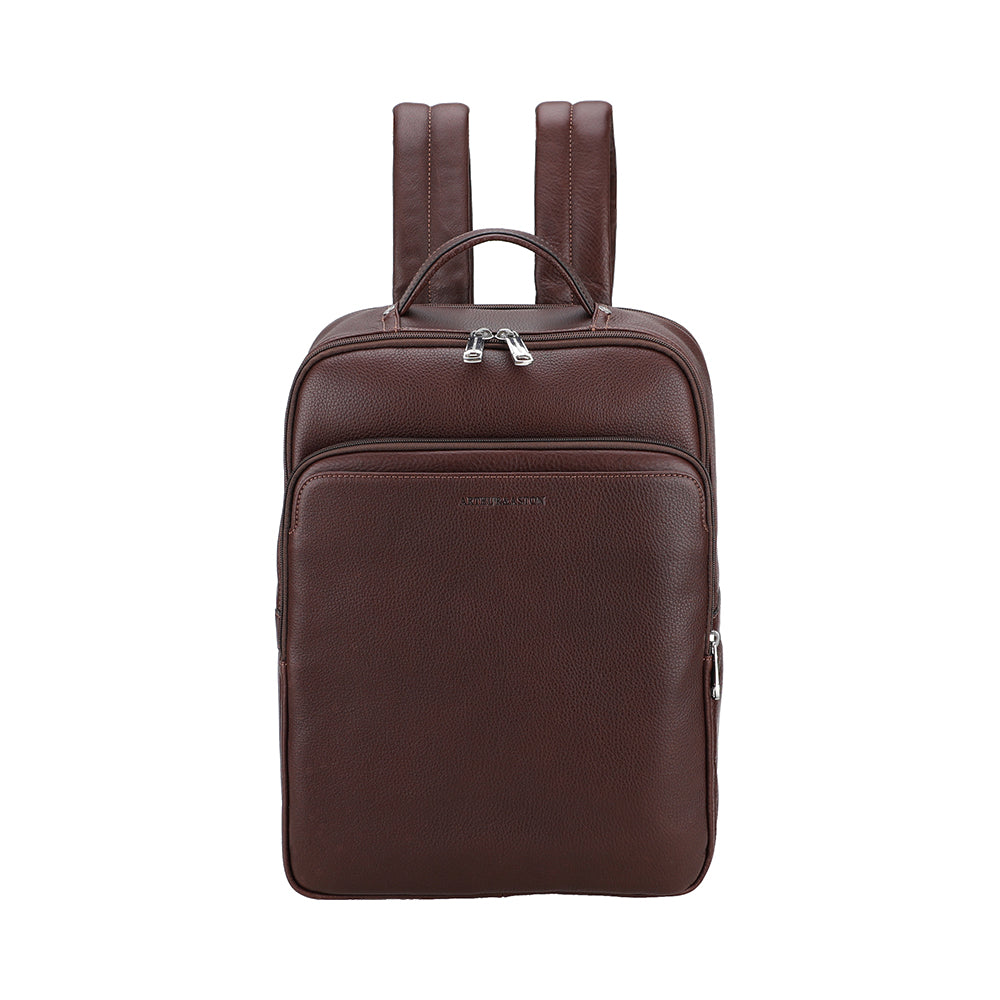 Large unisex Angel leather backpack – cabin baggage compatible 2528-20