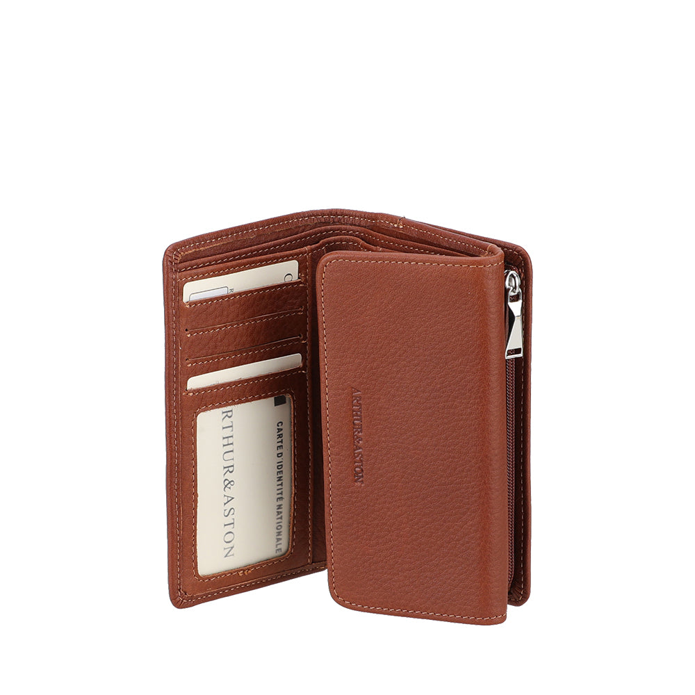 Portefeuille compact cuir Ange
